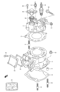 TS125 Цилиндр