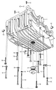 CL350 Lower crankcase