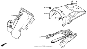 XL250S Rear fender 78-81