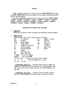 VL800 Catalog preface