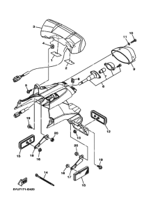 MT01 Taillight unit ass`y