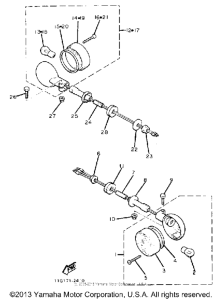 XJ1100 Поворотники