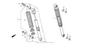 CB50 Задние амортизаторы