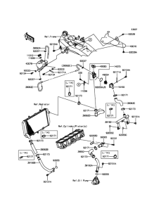 ZR800 Патрубки охлаждения