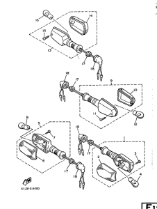 XJ600 Поворотники