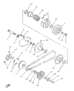 YA50R Сцепление