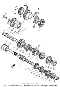 XS850SH Трансмиссия