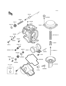 ZX600 Детали карбюратора