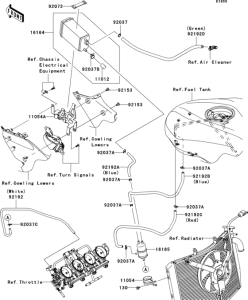 ZX600 Fuel evaporative system(p7f)(ca)