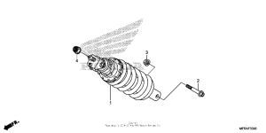 VT1300CT Rear shock absorber (1)