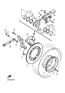 VMX12 Передний суппорт