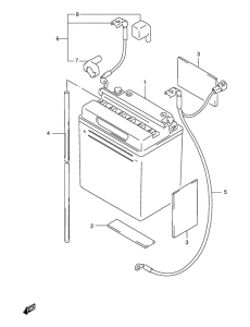 GS500 Аккумулятор