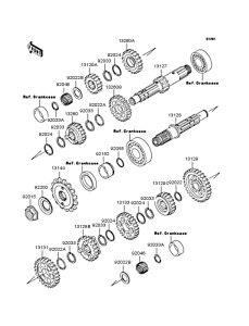 BJ250 Трансмиссия