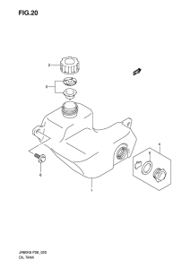 JR80 Бак масляный