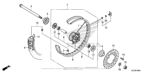  Переднее колесо