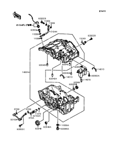 EL250 Картер двигателя