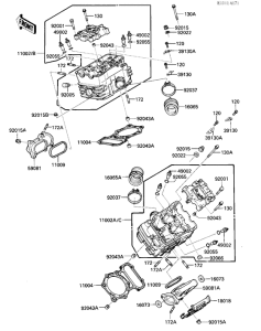 KZ1000 Cylinder heads