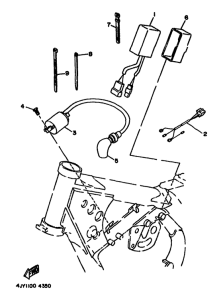 YZ125F Электрика 1