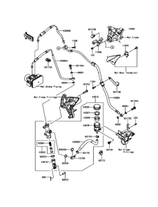 ZR1000 Задний торм цилиндр