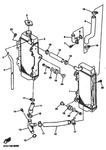  Радиатор hose