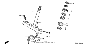 VT1100C3 Траверса нижняя