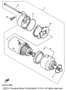 XV750FC Стартер