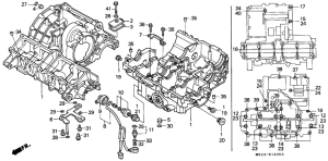  Картер двигателя