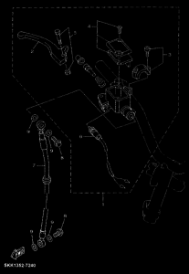 YN100 Передний тормозной цилиндр