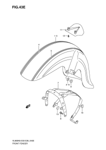 VL800 Переднее крыло