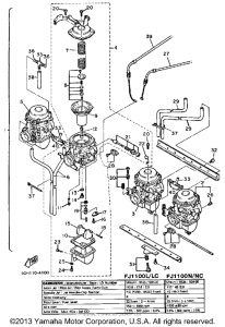 FJ1100N Карбюратор