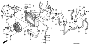 SH125D Радиатор
