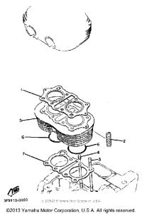 XS400SJ Цилиндры