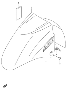 AN650 (ABS) Переднее крыло