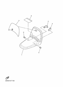 PW50 フロントフエンダ
