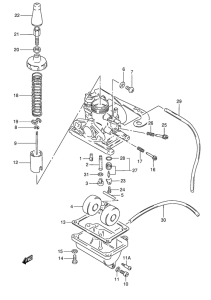 TS50 Carburetor assy