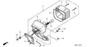C50 Taillight unit ass`y