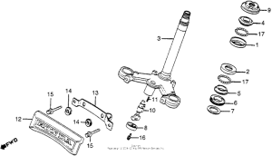 CM400 Траверса нижняя