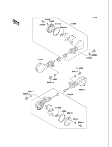 VN750 Поворотники