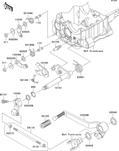 ZR1200 Механизм переключения передач