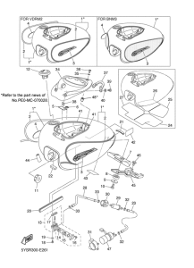 XVS1100A Топливный бак