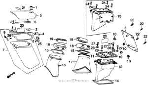GL1100I Fairing pocket + air duct