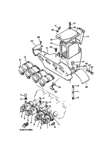 XJ650S Brktthermistor