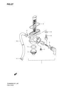 TS185 Топливный кран