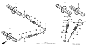 VF750C Распределительный вал