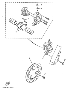 YN50 Freno delantero