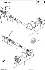 GSX400 Поворотники
