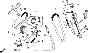 CB900 Cam chain + tensioner