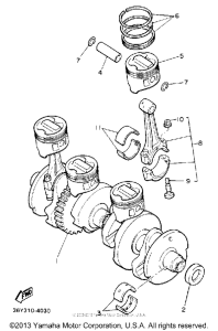 FJ1200AEC Crankshaft-piston