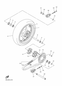 YZF-R6 Переднее колесо