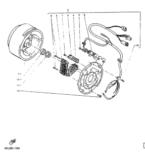 TZR125R Генератор